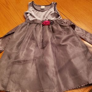 Girls gray dress Size 10/12